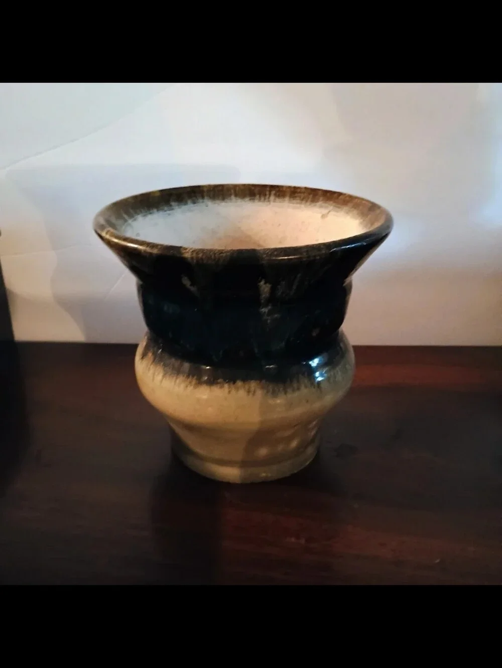 Signed Studio pottery plant pot